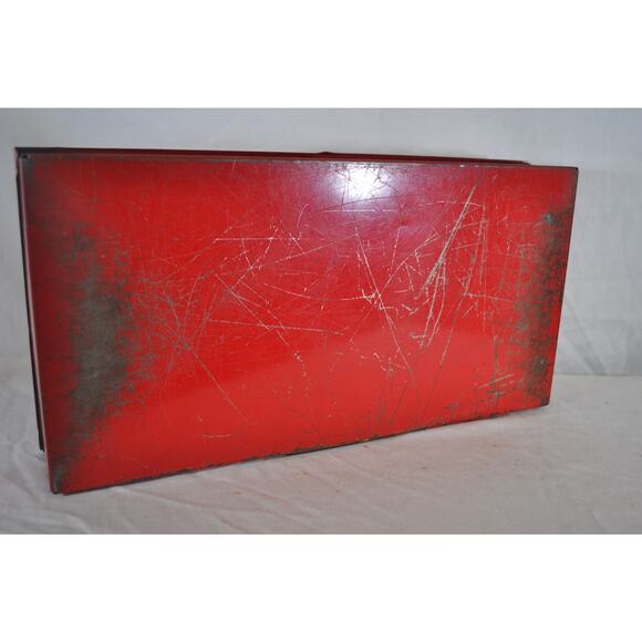 VTG Erector Set AC Gilbert 4-1/2 - Metal Storage Box Only - Picture 6 of 9